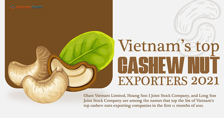 Vietnam’s top cashew nut exporters 2021